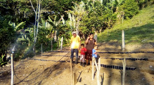 Familias de la zona alta de la microcuenca Dudú con prácticas de resiliencia ante el cambio climático, Waslala Nicaragua